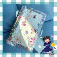 A6 ( BINDER ONLY ) Sequin Bead Binder Diary 6-Ring