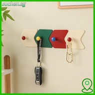 SUCHENSG 3Pcs/Set Strong Adhesive Hook, Arrow Shape Self-adhesive Door Hook,  Punch-free Dopamine Mu