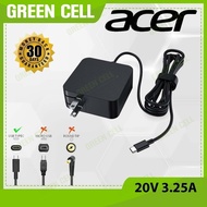 65W Acer Type C Laptop Charger 20V 3.25A for Travelmate P216 P216-51 TMP216 TMP216-51