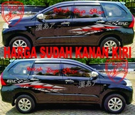NEW STICKER MOBIL ALL NEW AVANZA 2019 Toyota AVANZA VELOZ 1.3 STICKER STIKER LIST MOBIL AVANZA VELOZ