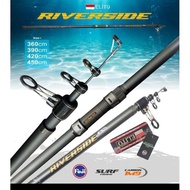 joran antena surf elito riverside 360 390 420 450 surf pancing pantai carbon seperti tica river side