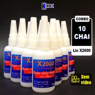 Keo Dán X2000 Keo Dán Đa Năng Siêu Kết Dính 50G - Keo Chống Thấm Nước Dán Giày DépCao Su Sản Phẩm Gỗ
