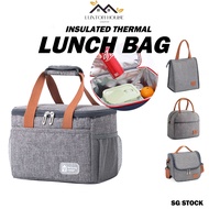 {SG} Insulated Lunch Box Bag Insulated Thermal Bag Insulated Lunch Bag Thermos Food Bag Lunch Bag