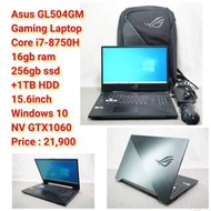 Asus GL504GMGaming LaptopCore i7-8750H