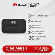Promo / Terlaris Modem Portable Orbit Mifi H1 Modem Orbit Wifi Huawei E5576 4GB Unlock free 15GB Ter