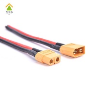 [XFD]  1set XT60 XT-60 Male+Female Bullet Connectors Plugs with Silicon 14 AWG Wire [hot sale]