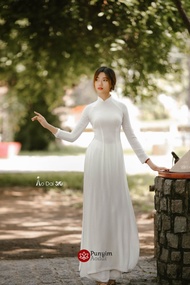 ชุดเวียดนามผู้หญิง ชุดอ่าวหญ่าย สีขาวพร้อมส่งจากไทย** 🇻🇳🇻🇳 ชุดอ๋าวหญ่าย ชุดสาวเวียดนาม ชุดไปเที่ยวเว