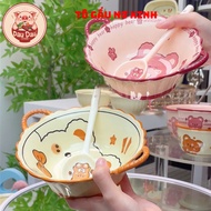 BEAUTIFUL BOW BOW BOW BOWL - BEAUTIFUL 2-HANDED BEAR BOWL - SUITABLE AS A LOVELY, ATTRACTIVE OUTSIDE