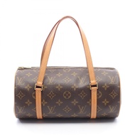 【二手】LOUIS VUITTONPapillon 26 手提包 M51386 PVC塗層帆布皮革 Papillon PM 女士二手 A