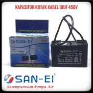 SAN-EI 10uf 450V square water pump capacitor