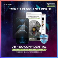 i Phone 15 Pro / 15 Pro Max / i Phone 15 15 Plus X-One Privacy Confidential Series 7H 4th Gen Full S