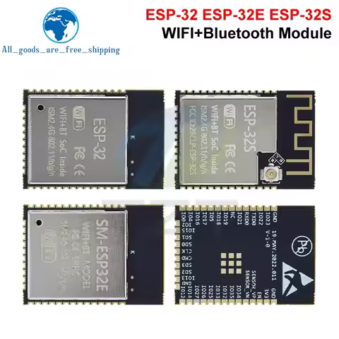 ESP-32S ESP-32 ESP-32D ESP32 ESP-32E Bluetooth and WIFI Dual Core CPU with Low Power Consumption MCU