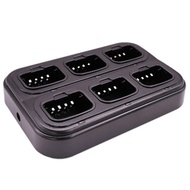 6 Unit Rapid Charger for HYT Hytera TC610 TC620 POWER446 610P TAKT301 BL2001 BL1204 TC610S TC618 TC6