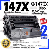 2x Compatible Toner W1470A 147A W1470X 147X H* Enterprise M610 M611 M612 MFP M634 M634h M634z M635 M