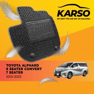 Karso Karpet Kereta Car Mat Toyota Alphard (8 Seater Convert 7 Seater) (2015-2022)
