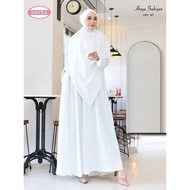 hk3 Gamis Muslim Syari One Set Abaya Shabiyan Dress Wanita Muslim