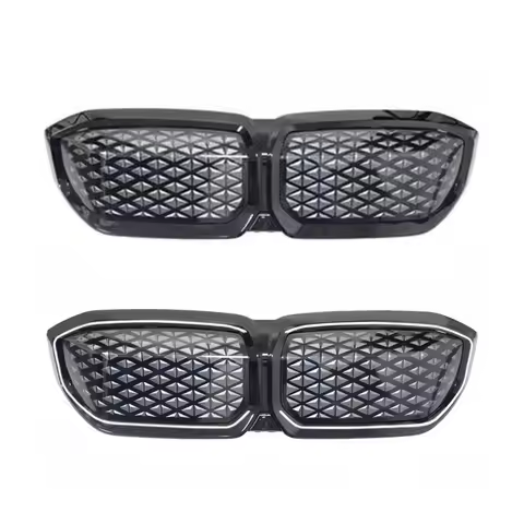 Car Front Bumper Grille with light for BMW i3 22-25 modified Mask net Radiator premium Grill