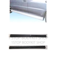proton wira aeroback/saloon side skirt  fiber (fiberglass) skirt lip bodykit 1set kiri kanan