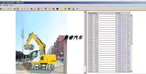 2022 Liebherr Lidos Offline Parts Catalog Maintenance Manual Software