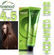 Bremod Hair Colorant 4.5 (Red Chestnut) Set plus Oxidation/Oxidant 100ML