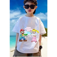 Songkran Shirt (Mario And Princess In Party) Comfortable Micro Fabric