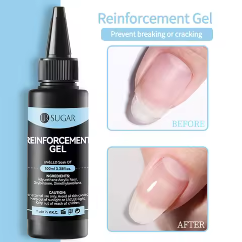 UR SUGAR 100ml Reinforcement Gel Long Lasting Construction Gel Prevent Breaking Big Capacity Top Coa