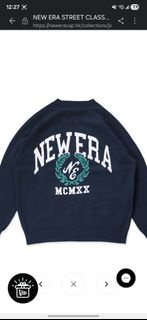 New Era 學院風針織外套