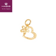 GC7 HABIB Sweetheart Gold Pendant, 916 Gold