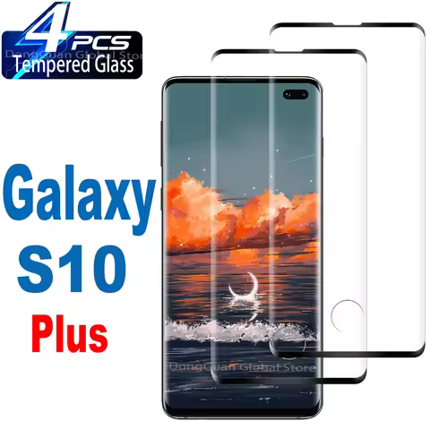 For Samsung Galaxy S10/ S10 +2/4 PCS 3D Screen Protector Tempered Glass