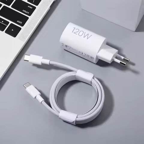 120W Charger Turbo Fast Charge EU Hypercharge GaN Adapter For XIAOMI Mi 17 14 15 13T 12 Pro/Ultra Po