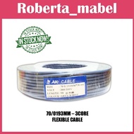 40/0193MM*3CORE 70/0193MM*3CORE FLEXIBLE CABLE 80METER
