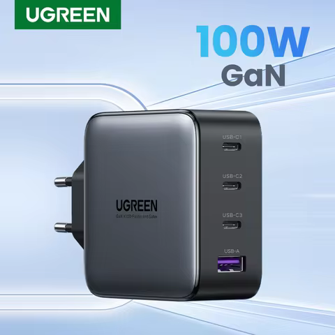 UGREEN 100W GaN Charger USB Type C Fast Charge for iPhone 13 12 Xiaomi Samsung Surface Portable PD C