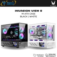 [ INVASION THE VIEW 5 M-ATX ] 5.5 inch Customizable Display SCREEN WITH FLASHLUX FAN