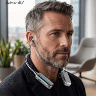 DELMER Wireless Bluetooth Earphone, LED Display Magnetic Neckband Headset, New Stereo Sound Bluetoot