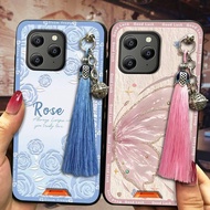 Tassel Bell Phone Case For Blackview BV5300/Pro/Plus/Oscal S70/Pro Anti-knock Cartoon Graffiti Full 