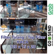 H.Person Filter Talang Kaca Aquarium / Top Filter 120x15x20 PT528