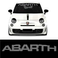 For fiat abarth 500Logo Windshield Vinyl Decal Sticker Vehicle Graphics tu-8639
