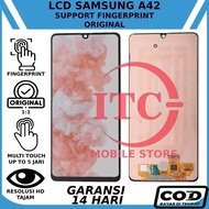 LCD TOUCHSCREEN SAMSUNG A42 (5G) SUPPORT FINGERPRINT ORIGINAL WARRANTY FREE LCD GLUE