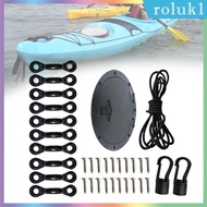 [Roluk] Kayak Pad Eyes Deck Rigging Set with Screws for Kayak Gear Parts