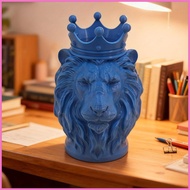 Desk Pen Holder Small Lion Shape Markers Storage Pen Cup Desk Organizer for Students Writers Authors