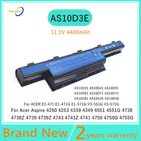 AS10G3E Laptop Battery for acer Aspire 5741 4750G 4752G 5560G 5742G 4741G 4755G 4741 5750G AS10D31 A
