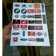 Diorama car brand manufacturer Logo stickers, diorama accessories, diecast stickers
