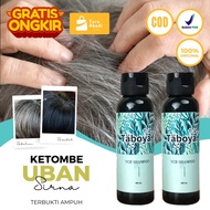 Sampo Taboya Penghilang Uban - Sampo Penumbuh Pemanjang Pelebat Untuk Rambut Rontok Cepat Penghitam Uban Dengan Vitamin Penyubur Rambut Ekstrak Kemiri Taboya Shampo