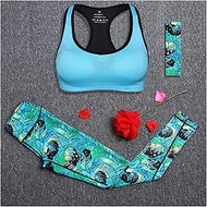 Women Tracksuit Sportswear Outdoor Running Workout Fitness Top Bra Sports Leggings Yoga Set Lady Gym
