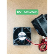 12v radiator fan sizes 5x5, 6x6, 7x7, 9x9, 12x12