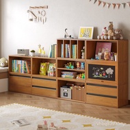 Bookcase Ming Free Combination Cabinet Furniture Factory Solid Wood Floor House Student Lattice Rack