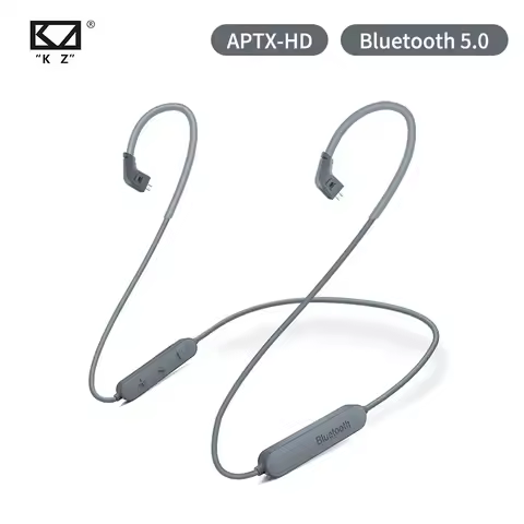 KZ Headset Cable Aptx HD Bluetooth 5.0 QCC3034 Earphone Wireless Upgrade Cable Sports Running for KZ