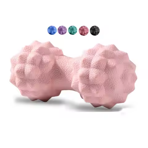 Massage Ball Textured Solid Yoga Ball for Foot Neck Shoulder Muscle Relief Dual Exercise Physio Roll