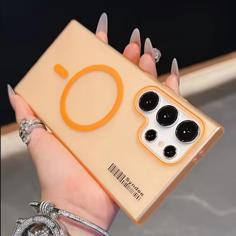 Ultra-thin Frosted Translucent Barcode Case For Samsung S25 Edge S24 S23 S22 Plus FE Ultra A56 A36 A