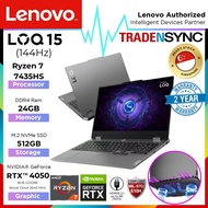 Lenovo LOQ 15 | AMD Ryzen 7 7435HS | 24GB DDR5 RAM | 512GB SSD | RTX 4050 6GB | 144Hz | G-Sync | 2YR